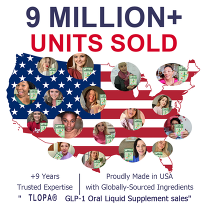 ✅Proudly Made for the USA | TLOPA® GLP-1 Oral Solution 🏅 Backed by Science | 6-in-1 Formula | Visible Results in 7 Days🍀⏰